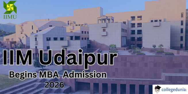 IIM Udaipur Cycle 2 Admission 2026 Open for 1-year MBA; Apply by Nov 20